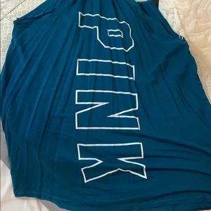 Pink brand racer back tank top